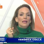 Dra. Veronica Ciulla na programação especial da TV Pampa durante a cobertura das enchentes no RS